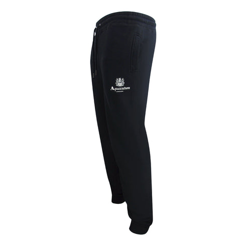 Aquascutum Active Basic Rib Track Pant Black Sweatpants TR001 16
